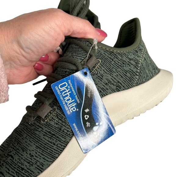 Adidas Green Tubular Shadow Sneakers Running,Walking, Athleisure Sz 6.5 - Picture 3 of 11